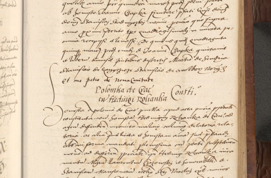 Zdjęcie nr 479 dla obiektu archiwalnego: Acta actorum causarum, sentenciarum, obligationum et mandatorum coram reverendo patre domino Petro Porembski preposito Osswieczimensi, canonico et officiali generali Cracoviensi ad annum Domini millesimum quingentesimum quadrogesimum sextum, cuius inditio est quarta, pontificatus sanctissimi in Christo patris et domini nostri domini Pauli divina providencia papae tercii, anno ipsius duodecimo, a die ac mense infrascriptis feliciter inchoantur