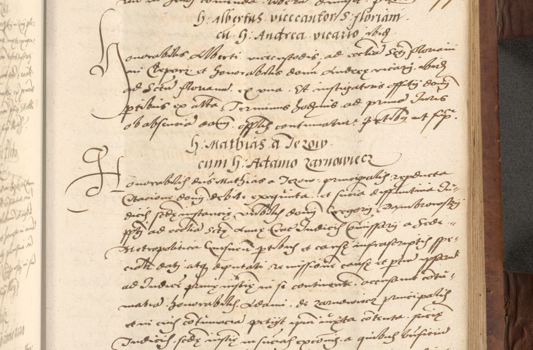 Zdjęcie nr 475 dla obiektu archiwalnego: Acta actorum causarum, sentenciarum, obligationum et mandatorum coram reverendo patre domino Petro Porembski preposito Osswieczimensi, canonico et officiali generali Cracoviensi ad annum Domini millesimum quingentesimum quadrogesimum sextum, cuius inditio est quarta, pontificatus sanctissimi in Christo patris et domini nostri domini Pauli divina providencia papae tercii, anno ipsius duodecimo, a die ac mense infrascriptis feliciter inchoantur