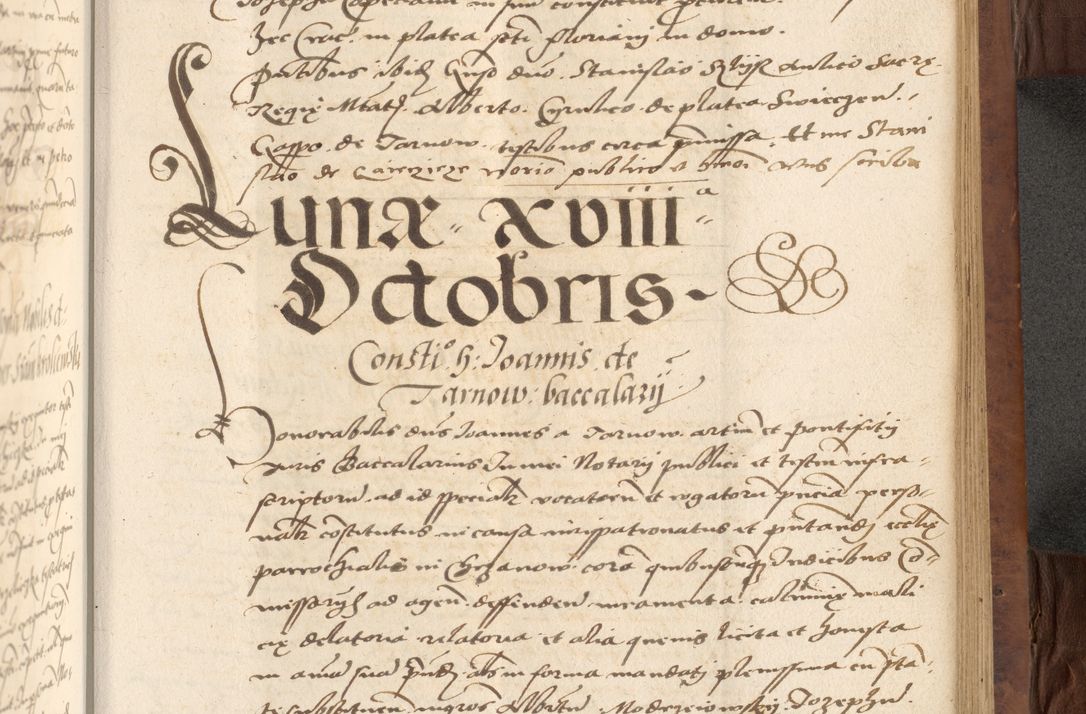 Zdjęcie nr 471 dla obiektu archiwalnego: Acta actorum causarum, sentenciarum, obligationum et mandatorum coram reverendo patre domino Petro Porembski preposito Osswieczimensi, canonico et officiali generali Cracoviensi ad annum Domini millesimum quingentesimum quadrogesimum sextum, cuius inditio est quarta, pontificatus sanctissimi in Christo patris et domini nostri domini Pauli divina providencia papae tercii, anno ipsius duodecimo, a die ac mense infrascriptis feliciter inchoantur