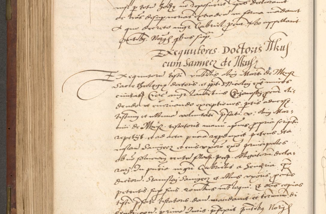 Zdjęcie nr 460 dla obiektu archiwalnego: Acta actorum causarum, sentenciarum, obligationum et mandatorum coram reverendo patre domino Petro Porembski preposito Osswieczimensi, canonico et officiali generali Cracoviensi ad annum Domini millesimum quingentesimum quadrogesimum sextum, cuius inditio est quarta, pontificatus sanctissimi in Christo patris et domini nostri domini Pauli divina providencia papae tercii, anno ipsius duodecimo, a die ac mense infrascriptis feliciter inchoantur