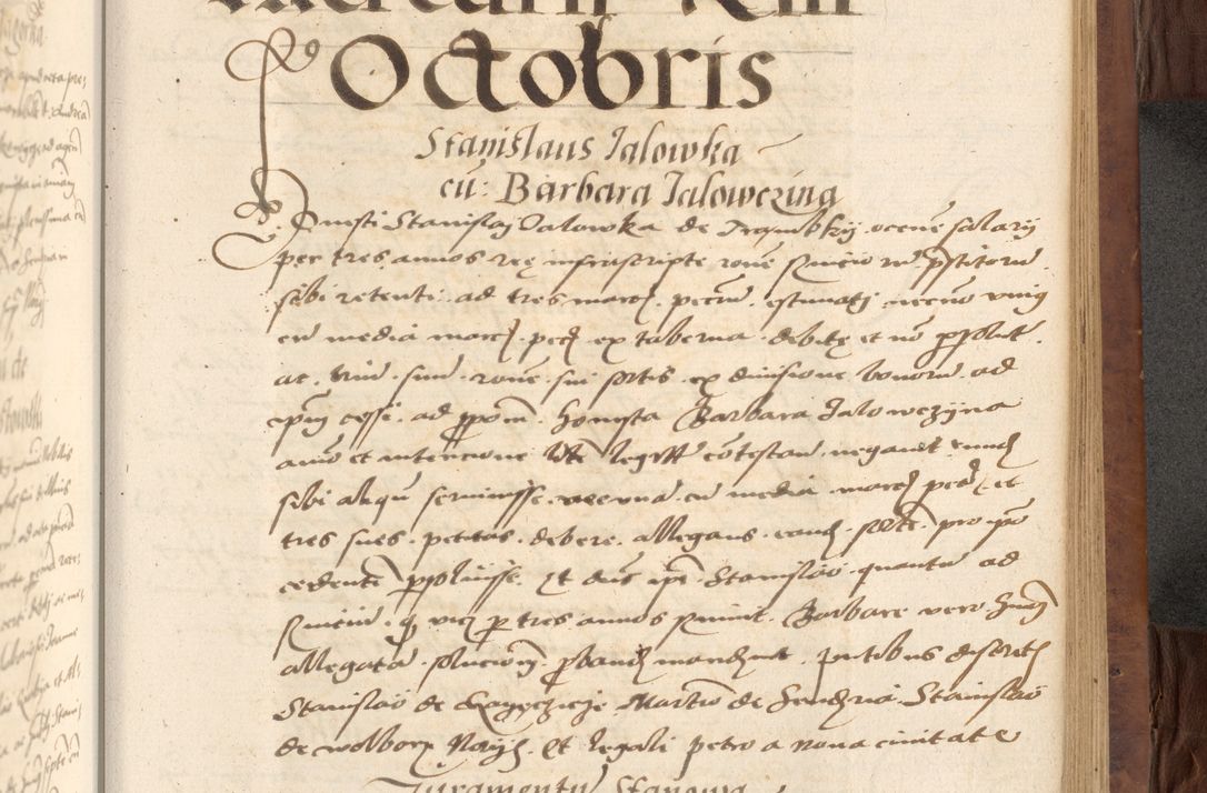 Zdjęcie nr 457 dla obiektu archiwalnego: Acta actorum causarum, sentenciarum, obligationum et mandatorum coram reverendo patre domino Petro Porembski preposito Osswieczimensi, canonico et officiali generali Cracoviensi ad annum Domini millesimum quingentesimum quadrogesimum sextum, cuius inditio est quarta, pontificatus sanctissimi in Christo patris et domini nostri domini Pauli divina providencia papae tercii, anno ipsius duodecimo, a die ac mense infrascriptis feliciter inchoantur