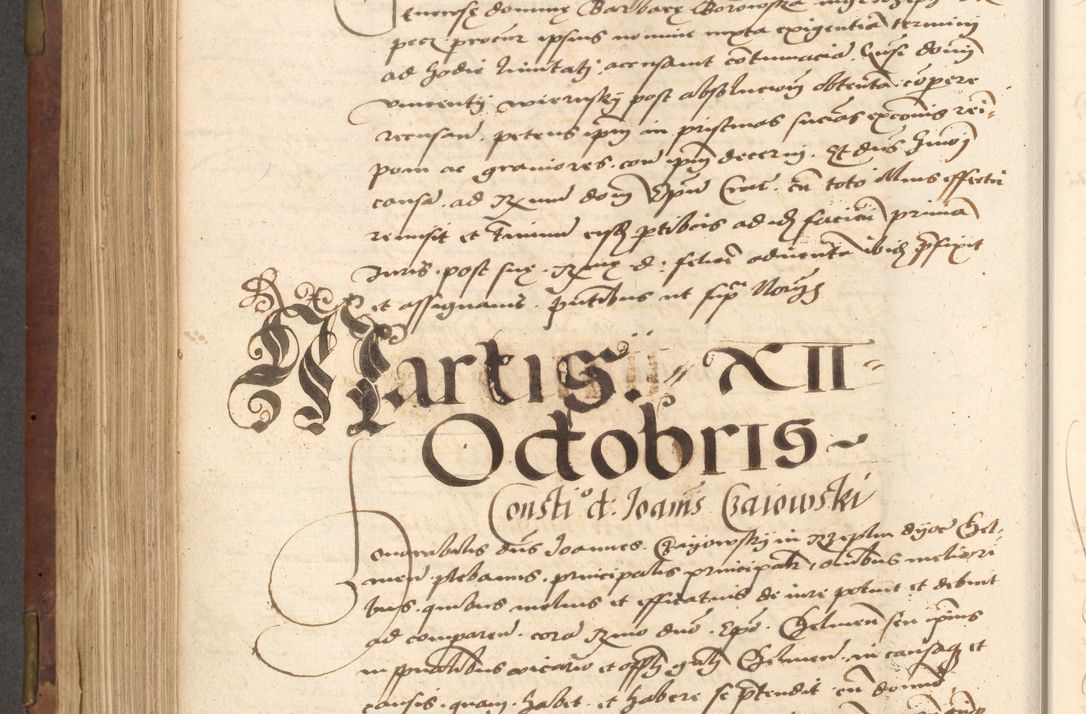 Zdjęcie nr 454 dla obiektu archiwalnego: Acta actorum causarum, sentenciarum, obligationum et mandatorum coram reverendo patre domino Petro Porembski preposito Osswieczimensi, canonico et officiali generali Cracoviensi ad annum Domini millesimum quingentesimum quadrogesimum sextum, cuius inditio est quarta, pontificatus sanctissimi in Christo patris et domini nostri domini Pauli divina providencia papae tercii, anno ipsius duodecimo, a die ac mense infrascriptis feliciter inchoantur