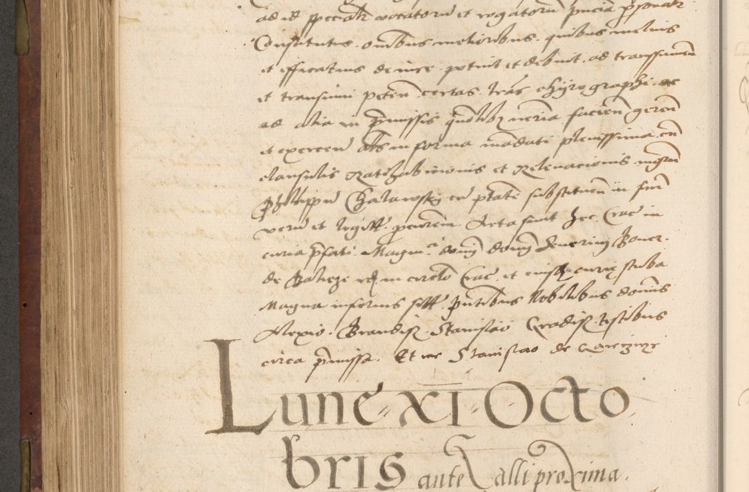 Zdjęcie nr 446 dla obiektu archiwalnego: Acta actorum causarum, sentenciarum, obligationum et mandatorum coram reverendo patre domino Petro Porembski preposito Osswieczimensi, canonico et officiali generali Cracoviensi ad annum Domini millesimum quingentesimum quadrogesimum sextum, cuius inditio est quarta, pontificatus sanctissimi in Christo patris et domini nostri domini Pauli divina providencia papae tercii, anno ipsius duodecimo, a die ac mense infrascriptis feliciter inchoantur