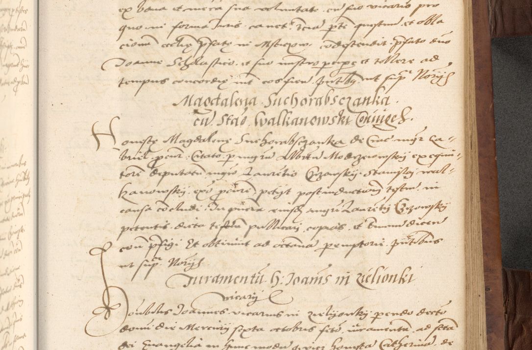 Zdjęcie nr 441 dla obiektu archiwalnego: Acta actorum causarum, sentenciarum, obligationum et mandatorum coram reverendo patre domino Petro Porembski preposito Osswieczimensi, canonico et officiali generali Cracoviensi ad annum Domini millesimum quingentesimum quadrogesimum sextum, cuius inditio est quarta, pontificatus sanctissimi in Christo patris et domini nostri domini Pauli divina providencia papae tercii, anno ipsius duodecimo, a die ac mense infrascriptis feliciter inchoantur