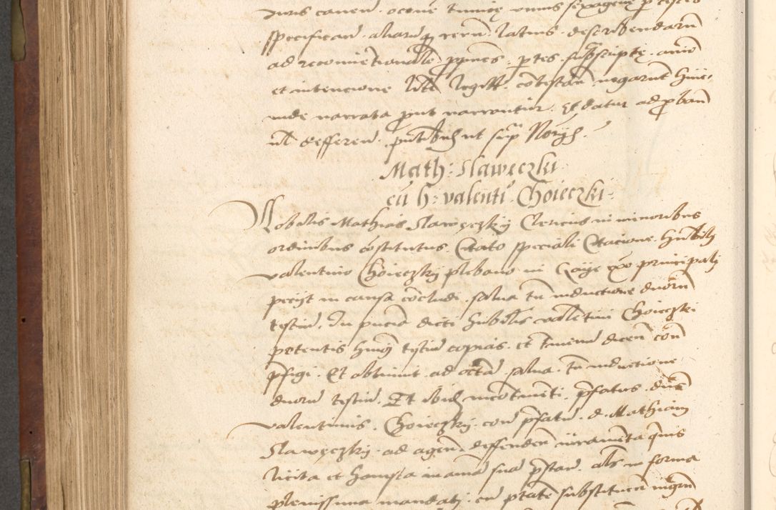 Zdjęcie nr 440 dla obiektu archiwalnego: Acta actorum causarum, sentenciarum, obligationum et mandatorum coram reverendo patre domino Petro Porembski preposito Osswieczimensi, canonico et officiali generali Cracoviensi ad annum Domini millesimum quingentesimum quadrogesimum sextum, cuius inditio est quarta, pontificatus sanctissimi in Christo patris et domini nostri domini Pauli divina providencia papae tercii, anno ipsius duodecimo, a die ac mense infrascriptis feliciter inchoantur