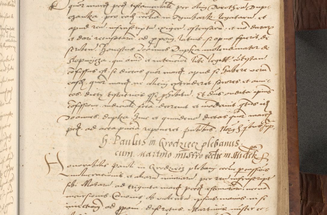 Zdjęcie nr 431 dla obiektu archiwalnego: Acta actorum causarum, sentenciarum, obligationum et mandatorum coram reverendo patre domino Petro Porembski preposito Osswieczimensi, canonico et officiali generali Cracoviensi ad annum Domini millesimum quingentesimum quadrogesimum sextum, cuius inditio est quarta, pontificatus sanctissimi in Christo patris et domini nostri domini Pauli divina providencia papae tercii, anno ipsius duodecimo, a die ac mense infrascriptis feliciter inchoantur