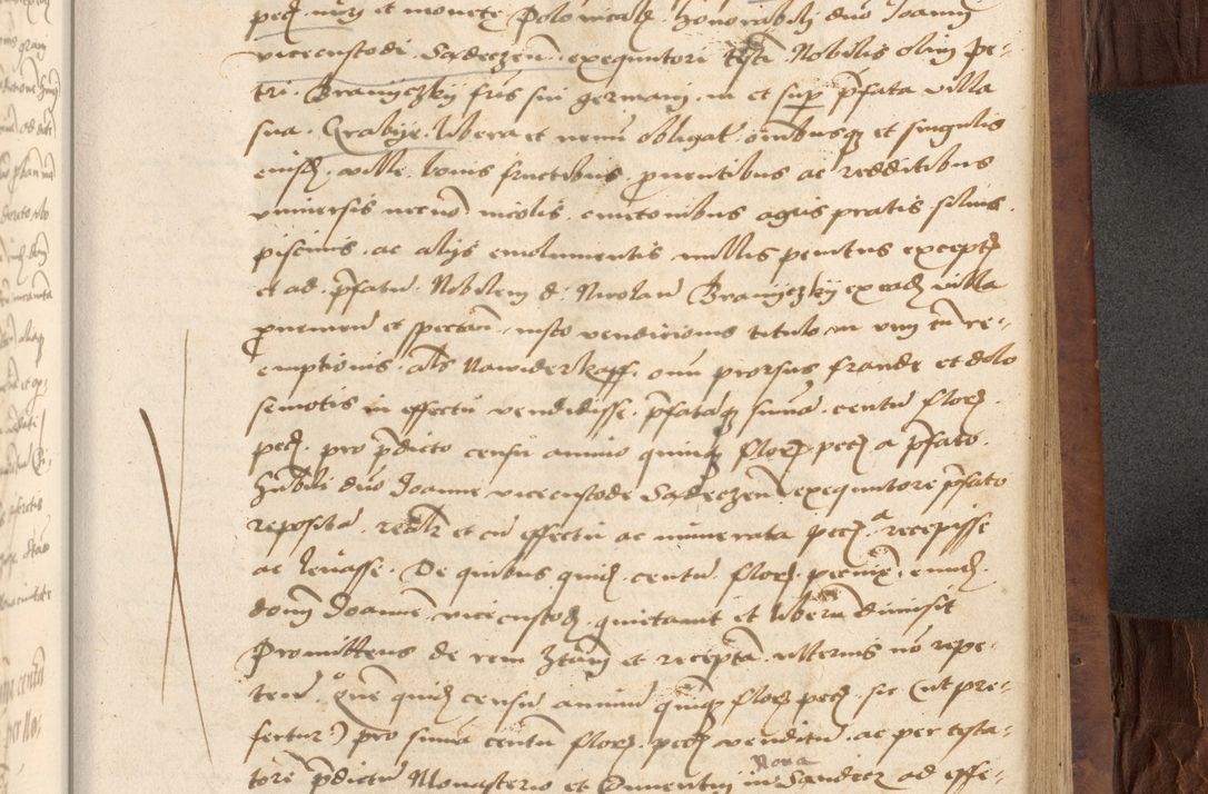 Zdjęcie nr 427 dla obiektu archiwalnego: Acta actorum causarum, sentenciarum, obligationum et mandatorum coram reverendo patre domino Petro Porembski preposito Osswieczimensi, canonico et officiali generali Cracoviensi ad annum Domini millesimum quingentesimum quadrogesimum sextum, cuius inditio est quarta, pontificatus sanctissimi in Christo patris et domini nostri domini Pauli divina providencia papae tercii, anno ipsius duodecimo, a die ac mense infrascriptis feliciter inchoantur