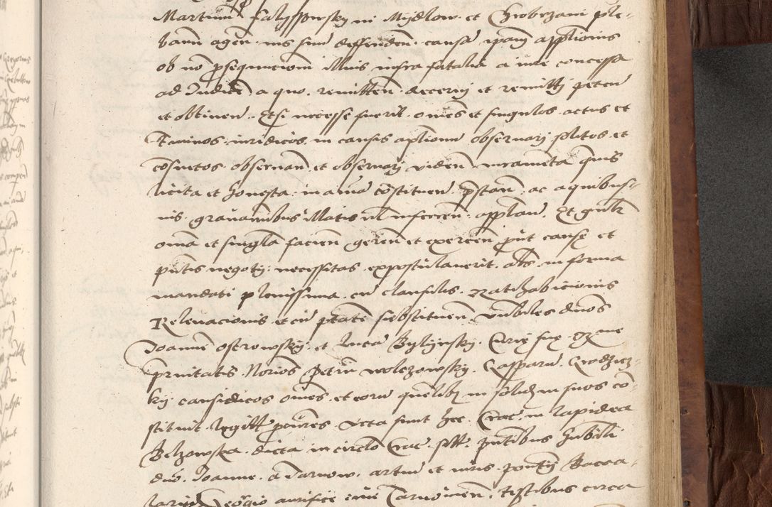 Zdjęcie nr 415 dla obiektu archiwalnego: Acta actorum causarum, sentenciarum, obligationum et mandatorum coram reverendo patre domino Petro Porembski preposito Osswieczimensi, canonico et officiali generali Cracoviensi ad annum Domini millesimum quingentesimum quadrogesimum sextum, cuius inditio est quarta, pontificatus sanctissimi in Christo patris et domini nostri domini Pauli divina providencia papae tercii, anno ipsius duodecimo, a die ac mense infrascriptis feliciter inchoantur