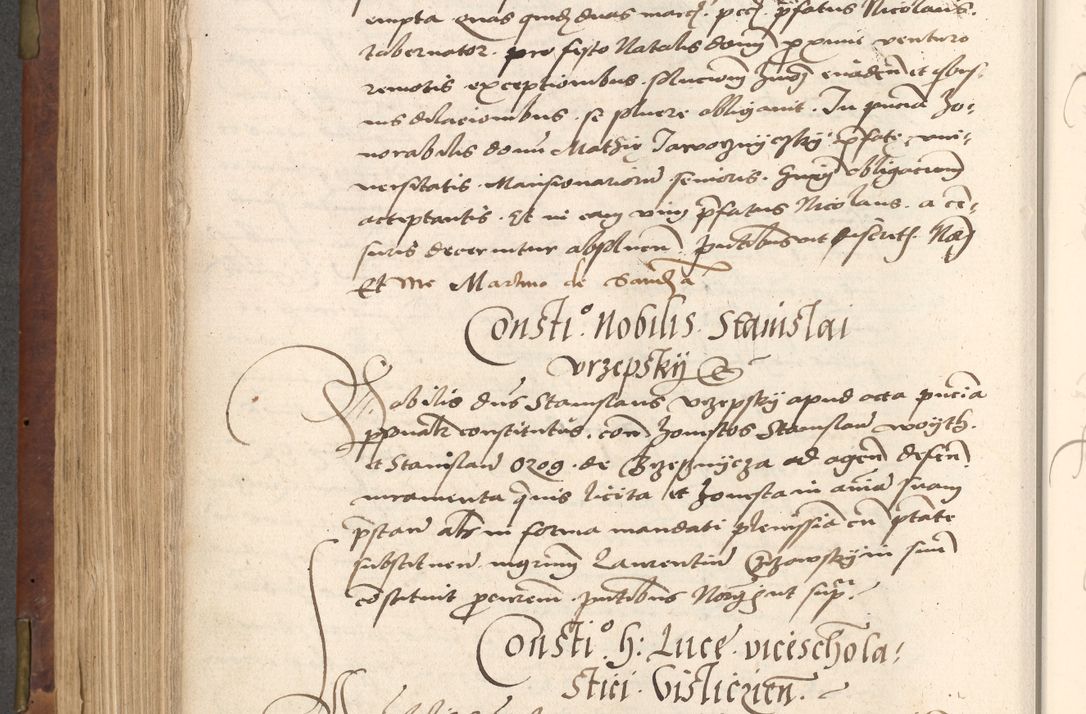 Zdjęcie nr 416 dla obiektu archiwalnego: Acta actorum causarum, sentenciarum, obligationum et mandatorum coram reverendo patre domino Petro Porembski preposito Osswieczimensi, canonico et officiali generali Cracoviensi ad annum Domini millesimum quingentesimum quadrogesimum sextum, cuius inditio est quarta, pontificatus sanctissimi in Christo patris et domini nostri domini Pauli divina providencia papae tercii, anno ipsius duodecimo, a die ac mense infrascriptis feliciter inchoantur