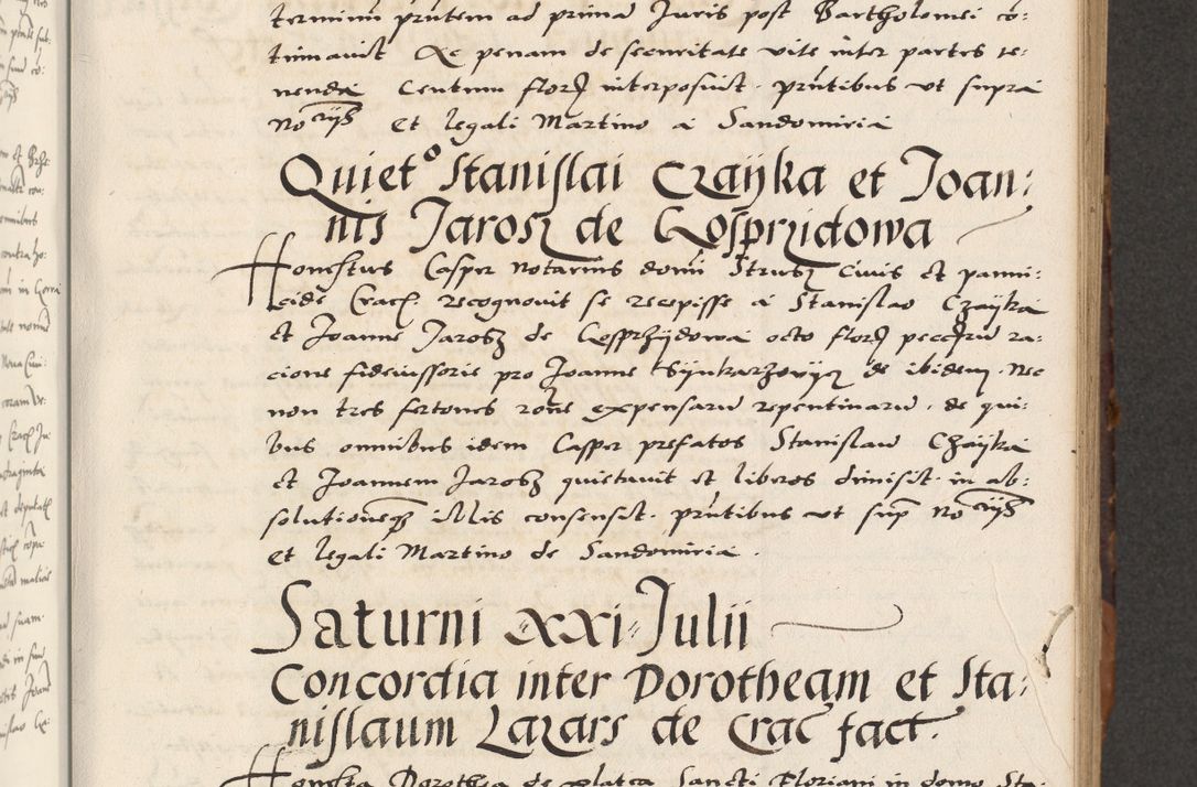 Zdjęcie nr 203 dla obiektu archiwalnego: Acta actorum causarum, sententiarum, obligationum et mandatorum coram reverendo patre et domini nostri domini Pauli divina providencia pape tertii, anno decimo quarto, a die et mense infrascriptis foeliciter continuantur. Annus coronancionis Pauli papae tercii a die tercia mensis Novembris inchoatur