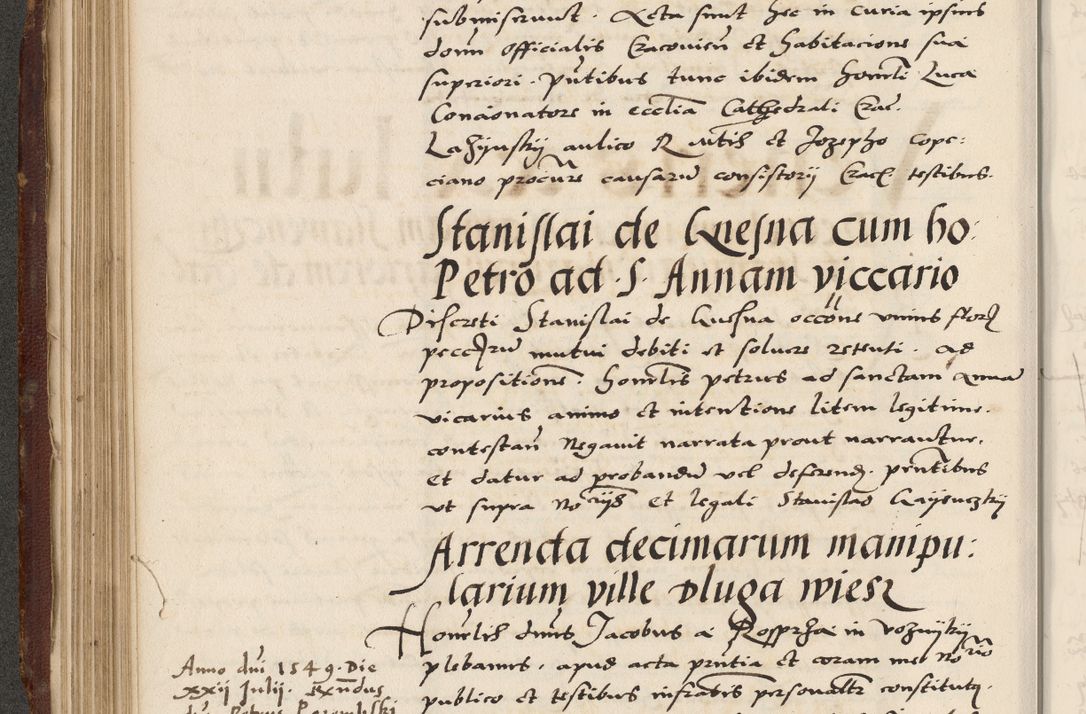 Zdjęcie nr 200 dla obiektu archiwalnego: Acta actorum causarum, sententiarum, obligationum et mandatorum coram reverendo patre et domini nostri domini Pauli divina providencia pape tertii, anno decimo quarto, a die et mense infrascriptis foeliciter continuantur. Annus coronancionis Pauli papae tercii a die tercia mensis Novembris inchoatur