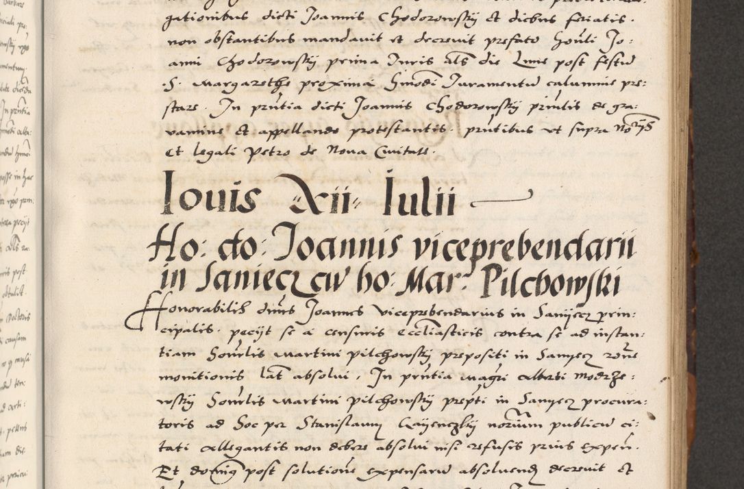Zdjęcie nr 191 dla obiektu archiwalnego: Acta actorum causarum, sententiarum, obligationum et mandatorum coram reverendo patre et domini nostri domini Pauli divina providencia pape tertii, anno decimo quarto, a die et mense infrascriptis foeliciter continuantur. Annus coronancionis Pauli papae tercii a die tercia mensis Novembris inchoatur