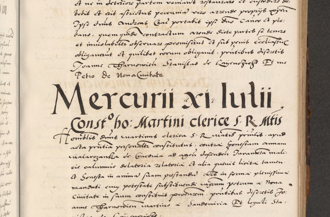 Zdjęcie nr 181 dla obiektu archiwalnego: Acta actorum causarum, sententiarum, obligationum et mandatorum coram reverendo patre et domini nostri domini Pauli divina providencia pape tertii, anno decimo quarto, a die et mense infrascriptis foeliciter continuantur. Annus coronancionis Pauli papae tercii a die tercia mensis Novembris inchoatur
