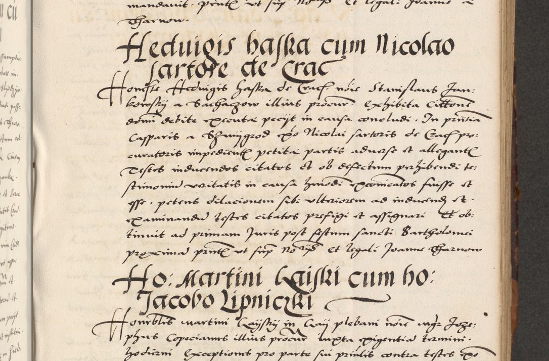Zdjęcie nr 171 dla obiektu archiwalnego: Acta actorum causarum, sententiarum, obligationum et mandatorum coram reverendo patre et domini nostri domini Pauli divina providencia pape tertii, anno decimo quarto, a die et mense infrascriptis foeliciter continuantur. Annus coronancionis Pauli papae tercii a die tercia mensis Novembris inchoatur