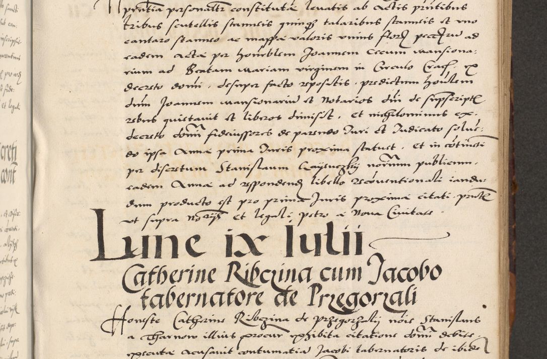 Zdjęcie nr 169 dla obiektu archiwalnego: Acta actorum causarum, sententiarum, obligationum et mandatorum coram reverendo patre et domini nostri domini Pauli divina providencia pape tertii, anno decimo quarto, a die et mense infrascriptis foeliciter continuantur. Annus coronancionis Pauli papae tercii a die tercia mensis Novembris inchoatur