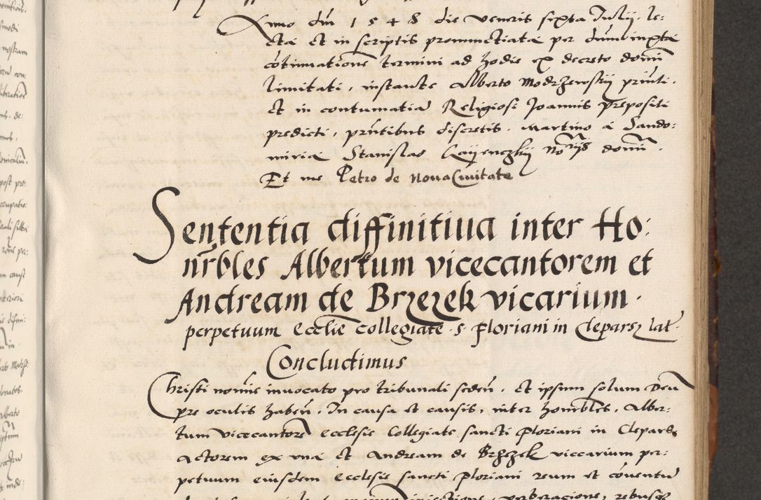 Zdjęcie nr 165 dla obiektu archiwalnego: Acta actorum causarum, sententiarum, obligationum et mandatorum coram reverendo patre et domini nostri domini Pauli divina providencia pape tertii, anno decimo quarto, a die et mense infrascriptis foeliciter continuantur. Annus coronancionis Pauli papae tercii a die tercia mensis Novembris inchoatur