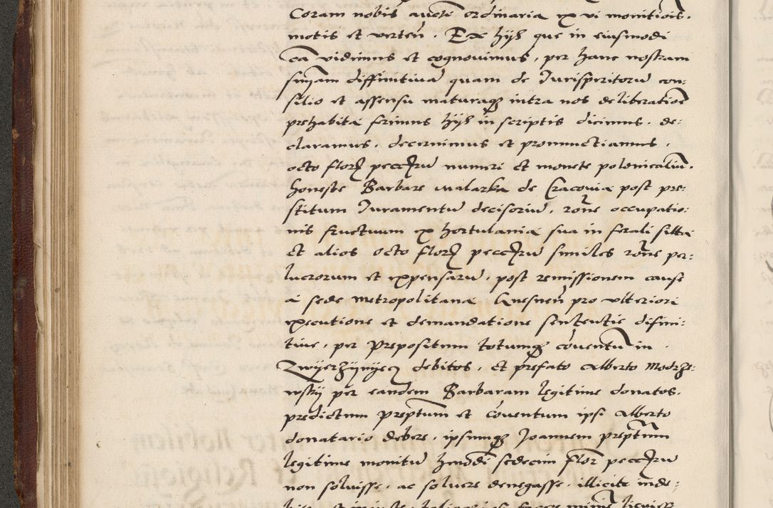 Zdjęcie nr 164 dla obiektu archiwalnego: Acta actorum causarum, sententiarum, obligationum et mandatorum coram reverendo patre et domini nostri domini Pauli divina providencia pape tertii, anno decimo quarto, a die et mense infrascriptis foeliciter continuantur. Annus coronancionis Pauli papae tercii a die tercia mensis Novembris inchoatur
