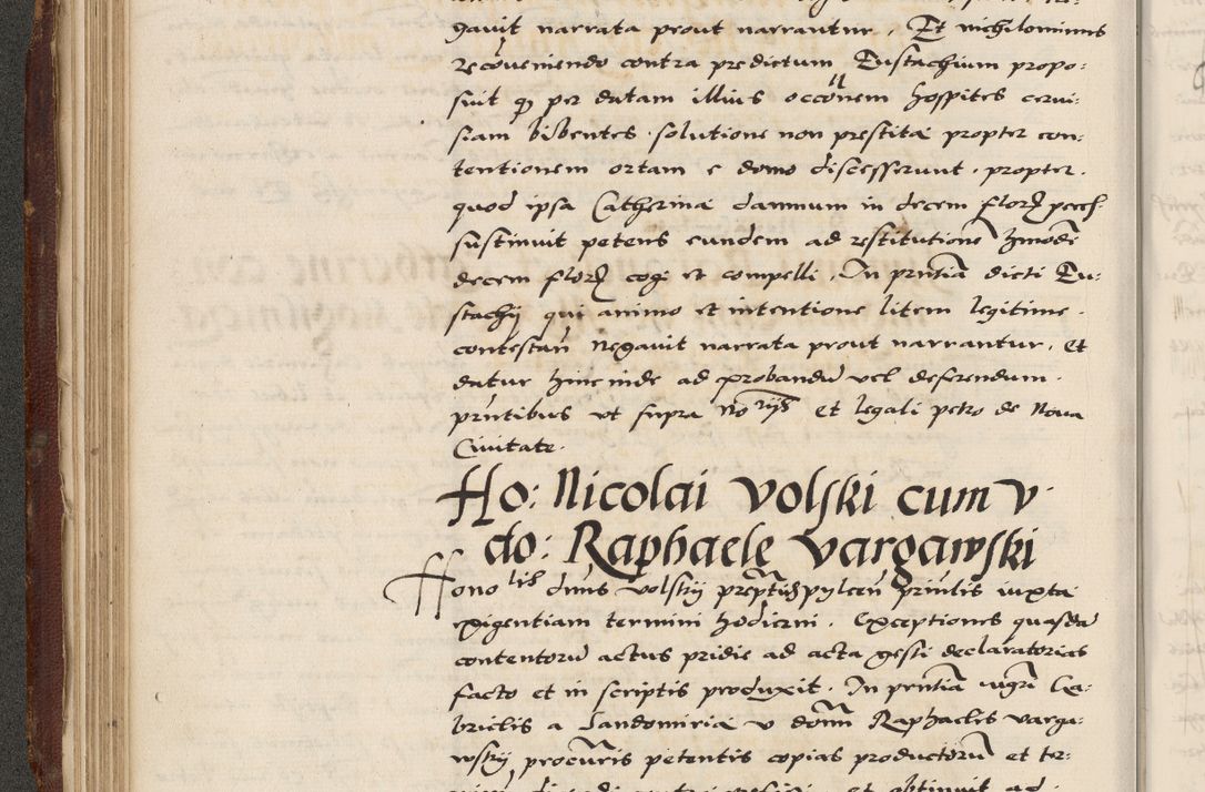 Zdjęcie nr 156 dla obiektu archiwalnego: Acta actorum causarum, sententiarum, obligationum et mandatorum coram reverendo patre et domini nostri domini Pauli divina providencia pape tertii, anno decimo quarto, a die et mense infrascriptis foeliciter continuantur. Annus coronancionis Pauli papae tercii a die tercia mensis Novembris inchoatur