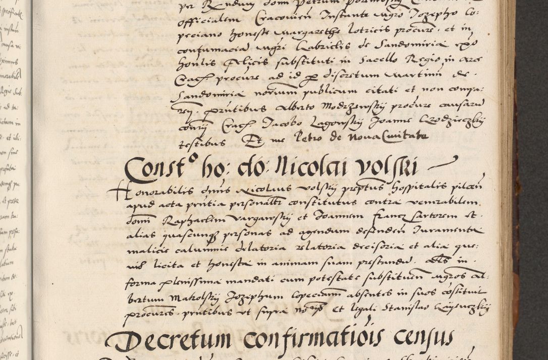 Zdjęcie nr 153 dla obiektu archiwalnego: Acta actorum causarum, sententiarum, obligationum et mandatorum coram reverendo patre et domini nostri domini Pauli divina providencia pape tertii, anno decimo quarto, a die et mense infrascriptis foeliciter continuantur. Annus coronancionis Pauli papae tercii a die tercia mensis Novembris inchoatur