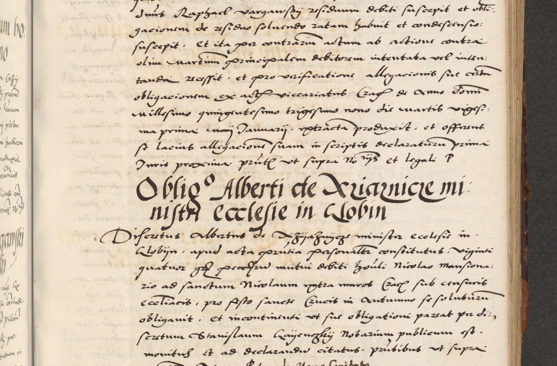 Zdjęcie nr 151 dla obiektu archiwalnego: Acta actorum causarum, sententiarum, obligationum et mandatorum coram reverendo patre et domini nostri domini Pauli divina providencia pape tertii, anno decimo quarto, a die et mense infrascriptis foeliciter continuantur. Annus coronancionis Pauli papae tercii a die tercia mensis Novembris inchoatur