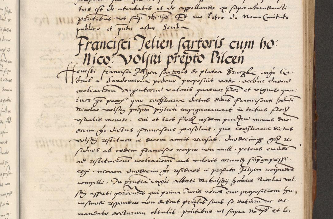 Zdjęcie nr 149 dla obiektu archiwalnego: Acta actorum causarum, sententiarum, obligationum et mandatorum coram reverendo patre et domini nostri domini Pauli divina providencia pape tertii, anno decimo quarto, a die et mense infrascriptis foeliciter continuantur. Annus coronancionis Pauli papae tercii a die tercia mensis Novembris inchoatur