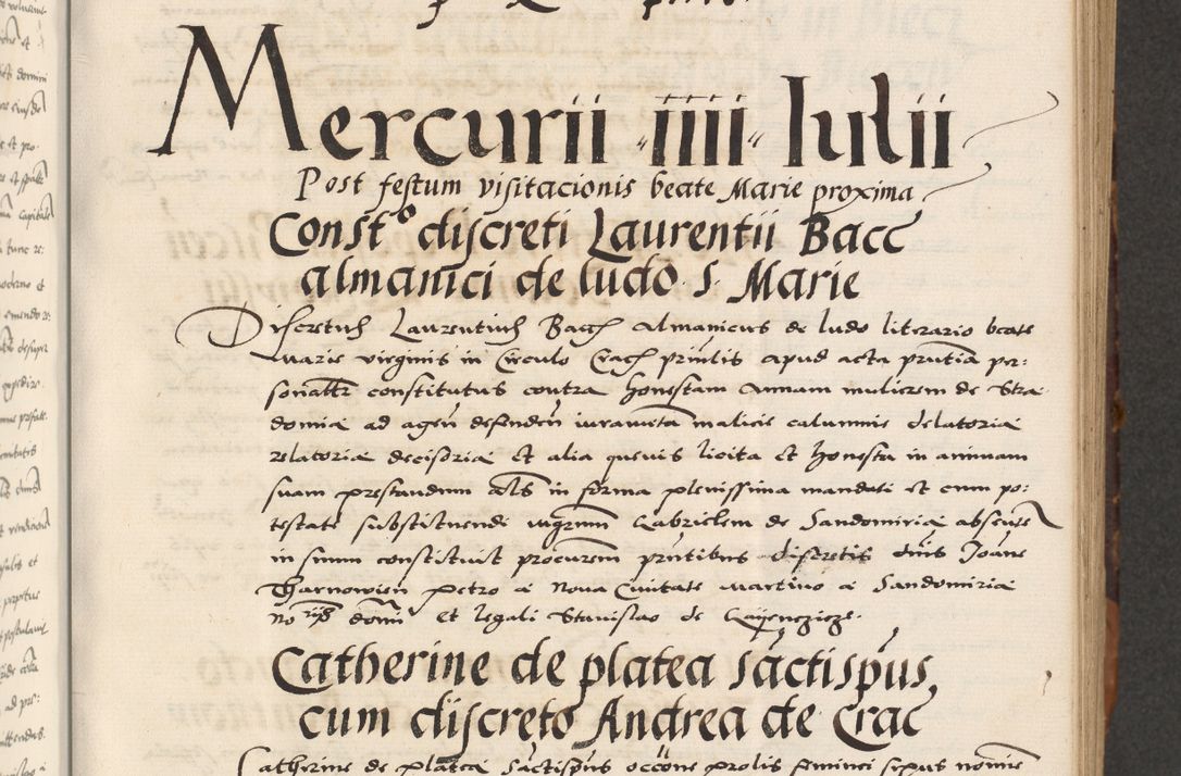 Zdjęcie nr 145 dla obiektu archiwalnego: Acta actorum causarum, sententiarum, obligationum et mandatorum coram reverendo patre et domini nostri domini Pauli divina providencia pape tertii, anno decimo quarto, a die et mense infrascriptis foeliciter continuantur. Annus coronancionis Pauli papae tercii a die tercia mensis Novembris inchoatur