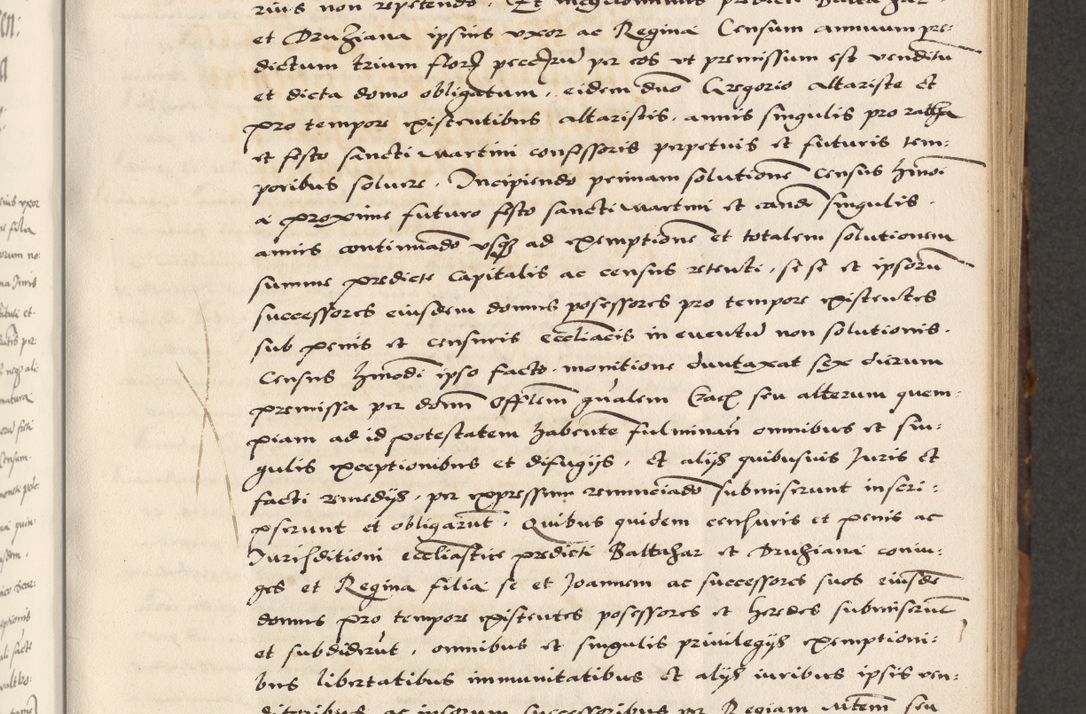 Zdjęcie nr 143 dla obiektu archiwalnego: Acta actorum causarum, sententiarum, obligationum et mandatorum coram reverendo patre et domini nostri domini Pauli divina providencia pape tertii, anno decimo quarto, a die et mense infrascriptis foeliciter continuantur. Annus coronancionis Pauli papae tercii a die tercia mensis Novembris inchoatur