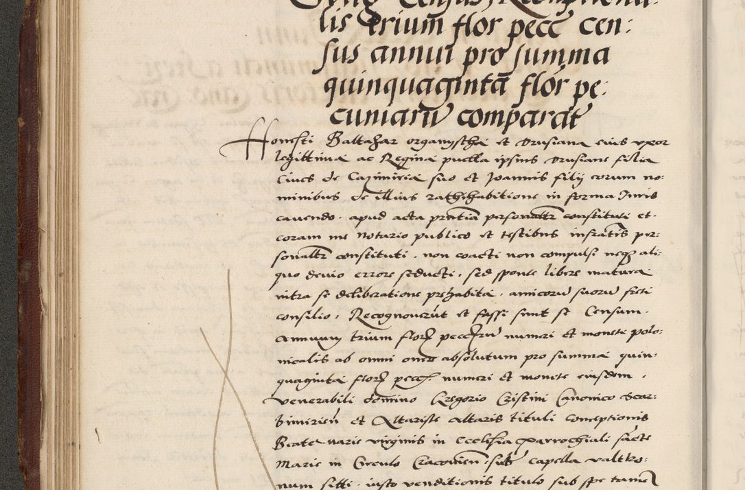 Zdjęcie nr 142 dla obiektu archiwalnego: Acta actorum causarum, sententiarum, obligationum et mandatorum coram reverendo patre et domini nostri domini Pauli divina providencia pape tertii, anno decimo quarto, a die et mense infrascriptis foeliciter continuantur. Annus coronancionis Pauli papae tercii a die tercia mensis Novembris inchoatur