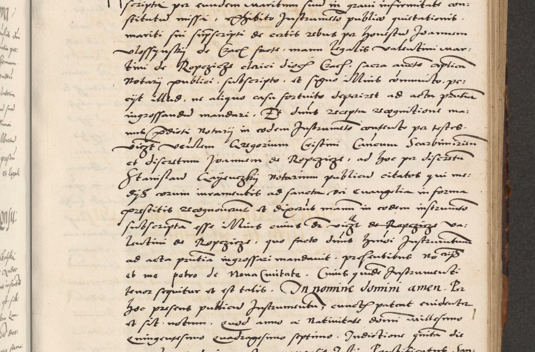 Zdjęcie nr 137 dla obiektu archiwalnego: Acta actorum causarum, sententiarum, obligationum et mandatorum coram reverendo patre et domini nostri domini Pauli divina providencia pape tertii, anno decimo quarto, a die et mense infrascriptis foeliciter continuantur. Annus coronancionis Pauli papae tercii a die tercia mensis Novembris inchoatur
