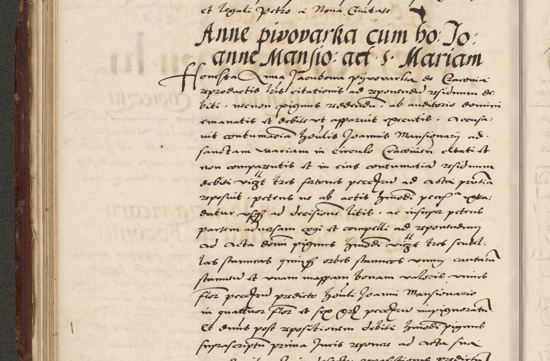 Zdjęcie nr 134 dla obiektu archiwalnego: Acta actorum causarum, sententiarum, obligationum et mandatorum coram reverendo patre et domini nostri domini Pauli divina providencia pape tertii, anno decimo quarto, a die et mense infrascriptis foeliciter continuantur. Annus coronancionis Pauli papae tercii a die tercia mensis Novembris inchoatur