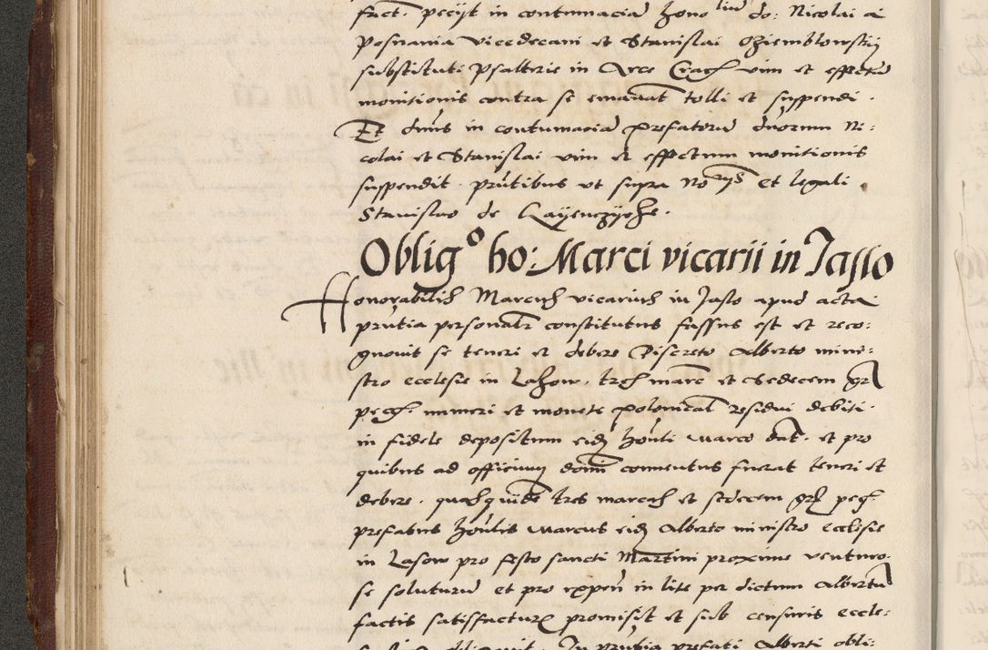 Zdjęcie nr 130 dla obiektu archiwalnego: Acta actorum causarum, sententiarum, obligationum et mandatorum coram reverendo patre et domini nostri domini Pauli divina providencia pape tertii, anno decimo quarto, a die et mense infrascriptis foeliciter continuantur. Annus coronancionis Pauli papae tercii a die tercia mensis Novembris inchoatur
