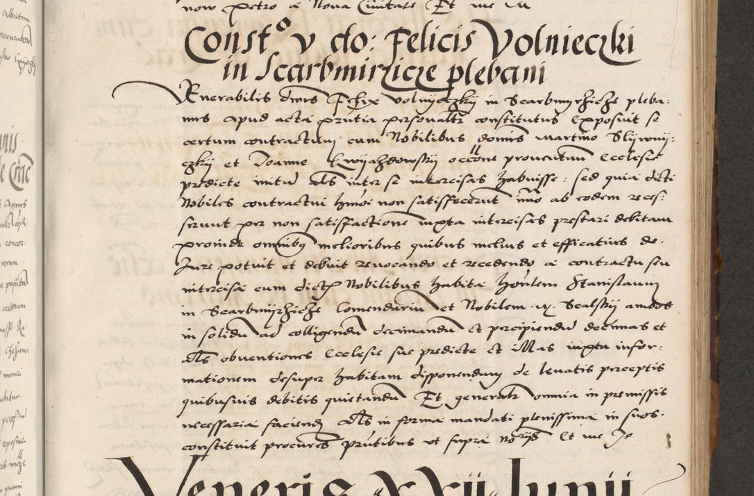 Zdjęcie nr 121 dla obiektu archiwalnego: Acta actorum causarum, sententiarum, obligationum et mandatorum coram reverendo patre et domini nostri domini Pauli divina providencia pape tertii, anno decimo quarto, a die et mense infrascriptis foeliciter continuantur. Annus coronancionis Pauli papae tercii a die tercia mensis Novembris inchoatur