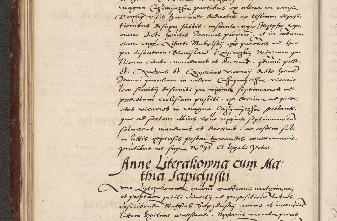 Zdjęcie nr 116 dla obiektu archiwalnego: Acta actorum causarum, sententiarum, obligationum et mandatorum coram reverendo patre et domini nostri domini Pauli divina providencia pape tertii, anno decimo quarto, a die et mense infrascriptis foeliciter continuantur. Annus coronancionis Pauli papae tercii a die tercia mensis Novembris inchoatur