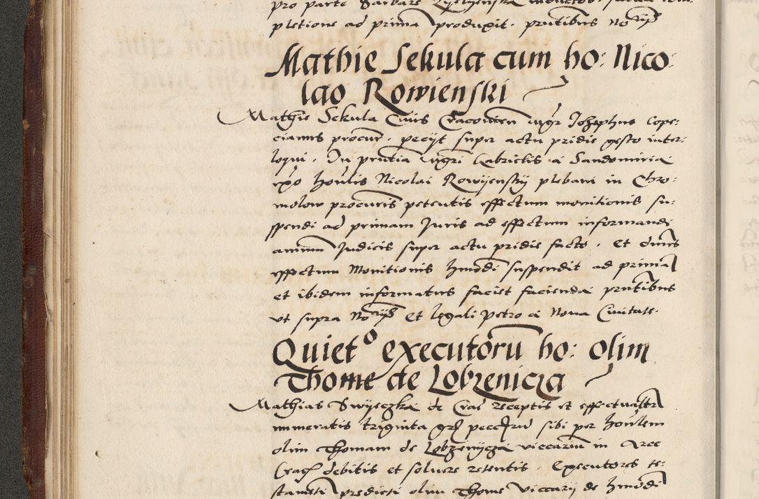 Zdjęcie nr 114 dla obiektu archiwalnego: Acta actorum causarum, sententiarum, obligationum et mandatorum coram reverendo patre et domini nostri domini Pauli divina providencia pape tertii, anno decimo quarto, a die et mense infrascriptis foeliciter continuantur. Annus coronancionis Pauli papae tercii a die tercia mensis Novembris inchoatur