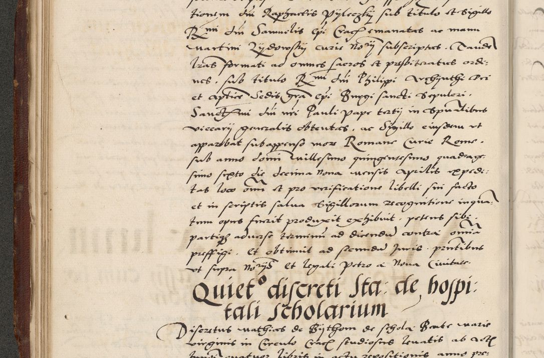 Zdjęcie nr 112 dla obiektu archiwalnego: Acta actorum causarum, sententiarum, obligationum et mandatorum coram reverendo patre et domini nostri domini Pauli divina providencia pape tertii, anno decimo quarto, a die et mense infrascriptis foeliciter continuantur. Annus coronancionis Pauli papae tercii a die tercia mensis Novembris inchoatur