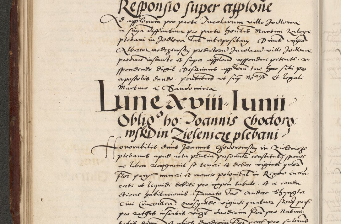 Zdjęcie nr 106 dla obiektu archiwalnego: Acta actorum causarum, sententiarum, obligationum et mandatorum coram reverendo patre et domini nostri domini Pauli divina providencia pape tertii, anno decimo quarto, a die et mense infrascriptis foeliciter continuantur. Annus coronancionis Pauli papae tercii a die tercia mensis Novembris inchoatur