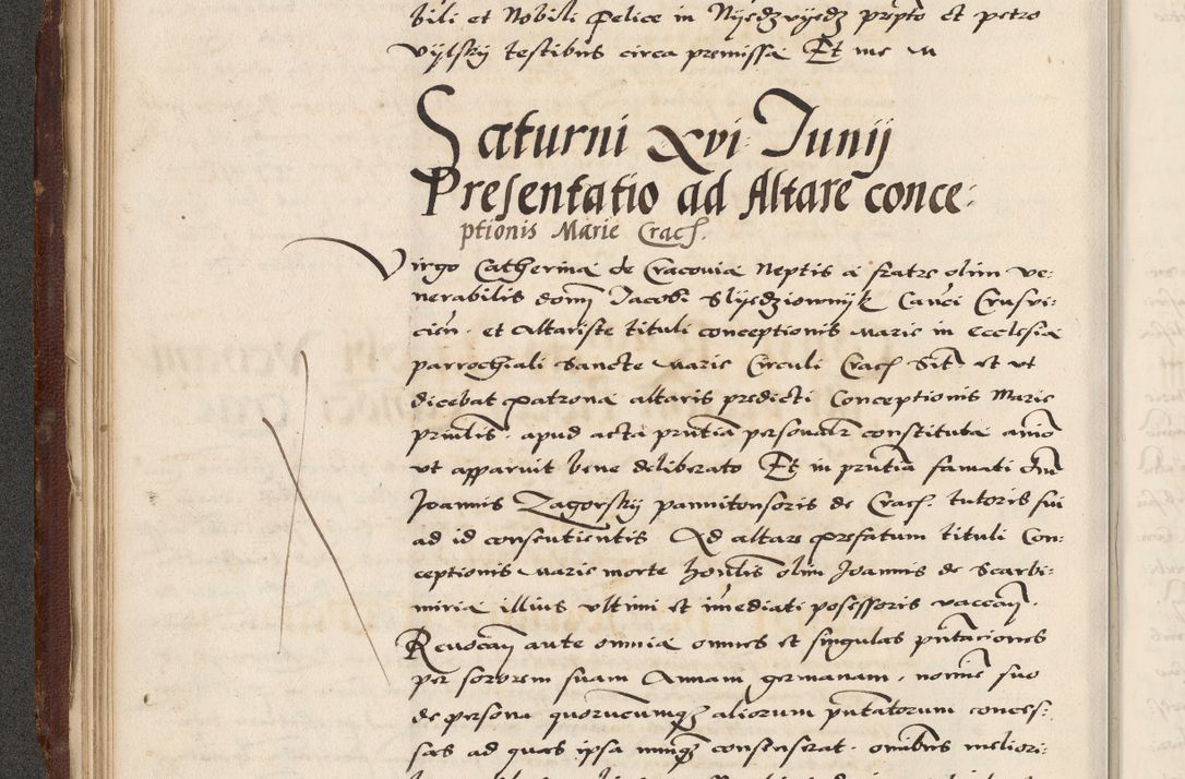 Zdjęcie nr 104 dla obiektu archiwalnego: Acta actorum causarum, sententiarum, obligationum et mandatorum coram reverendo patre et domini nostri domini Pauli divina providencia pape tertii, anno decimo quarto, a die et mense infrascriptis foeliciter continuantur. Annus coronancionis Pauli papae tercii a die tercia mensis Novembris inchoatur