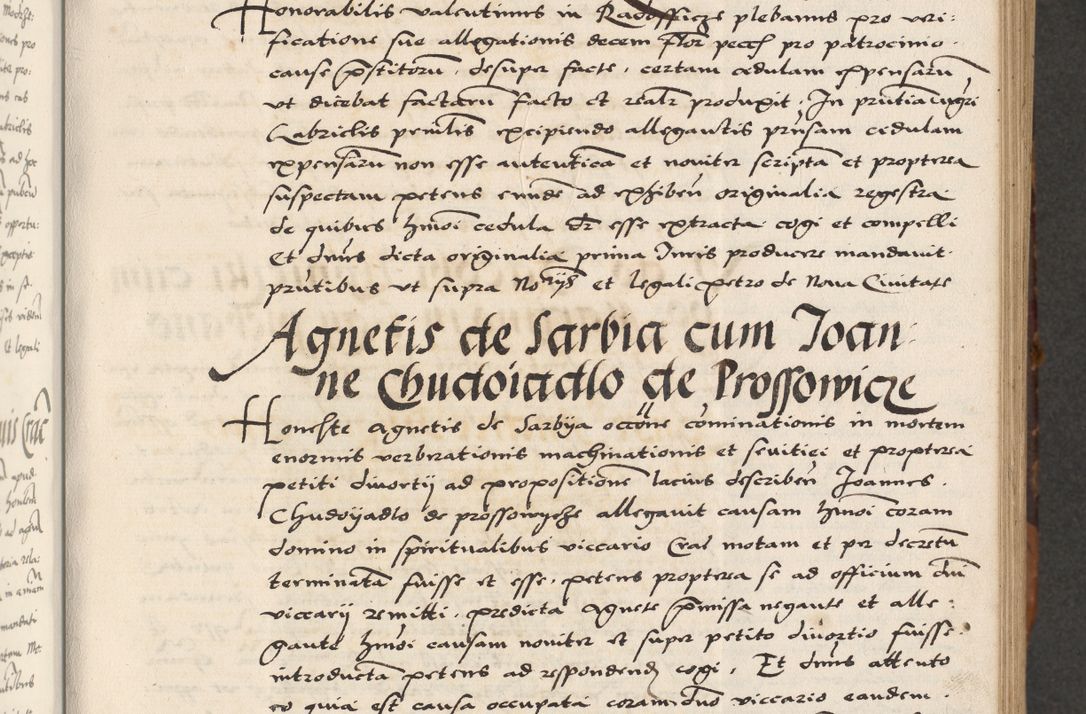 Zdjęcie nr 99 dla obiektu archiwalnego: Acta actorum causarum, sententiarum, obligationum et mandatorum coram reverendo patre et domini nostri domini Pauli divina providencia pape tertii, anno decimo quarto, a die et mense infrascriptis foeliciter continuantur. Annus coronancionis Pauli papae tercii a die tercia mensis Novembris inchoatur