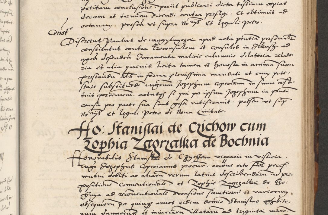 Zdjęcie nr 97 dla obiektu archiwalnego: Acta actorum causarum, sententiarum, obligationum et mandatorum coram reverendo patre et domini nostri domini Pauli divina providencia pape tertii, anno decimo quarto, a die et mense infrascriptis foeliciter continuantur. Annus coronancionis Pauli papae tercii a die tercia mensis Novembris inchoatur