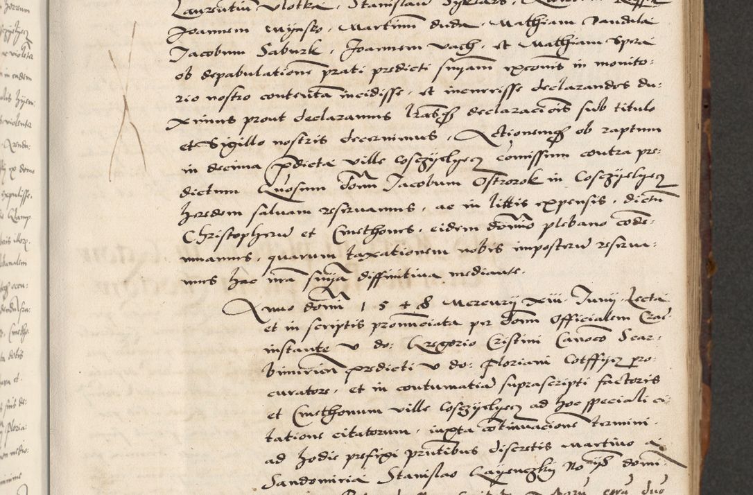 Zdjęcie nr 89 dla obiektu archiwalnego: Acta actorum causarum, sententiarum, obligationum et mandatorum coram reverendo patre et domini nostri domini Pauli divina providencia pape tertii, anno decimo quarto, a die et mense infrascriptis foeliciter continuantur. Annus coronancionis Pauli papae tercii a die tercia mensis Novembris inchoatur