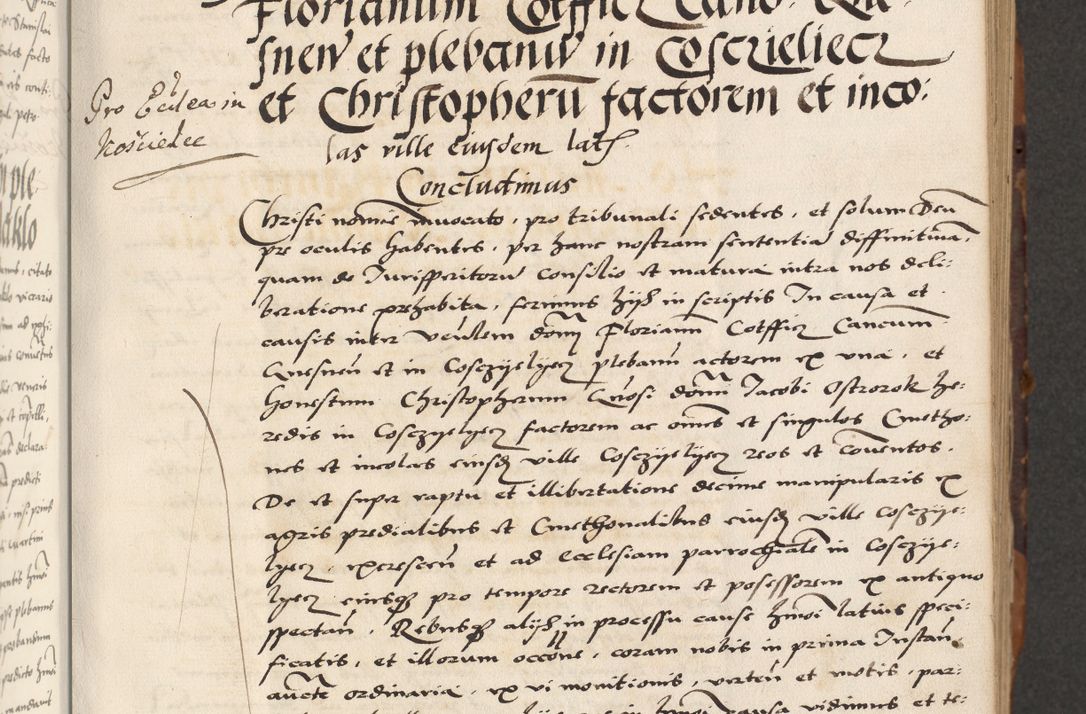 Zdjęcie nr 87 dla obiektu archiwalnego: Acta actorum causarum, sententiarum, obligationum et mandatorum coram reverendo patre et domini nostri domini Pauli divina providencia pape tertii, anno decimo quarto, a die et mense infrascriptis foeliciter continuantur. Annus coronancionis Pauli papae tercii a die tercia mensis Novembris inchoatur