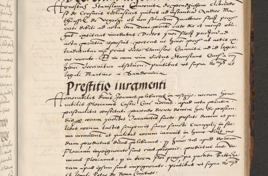 Zdjęcie nr 83 dla obiektu archiwalnego: Acta actorum causarum, sententiarum, obligationum et mandatorum coram reverendo patre et domini nostri domini Pauli divina providencia pape tertii, anno decimo quarto, a die et mense infrascriptis foeliciter continuantur. Annus coronancionis Pauli papae tercii a die tercia mensis Novembris inchoatur
