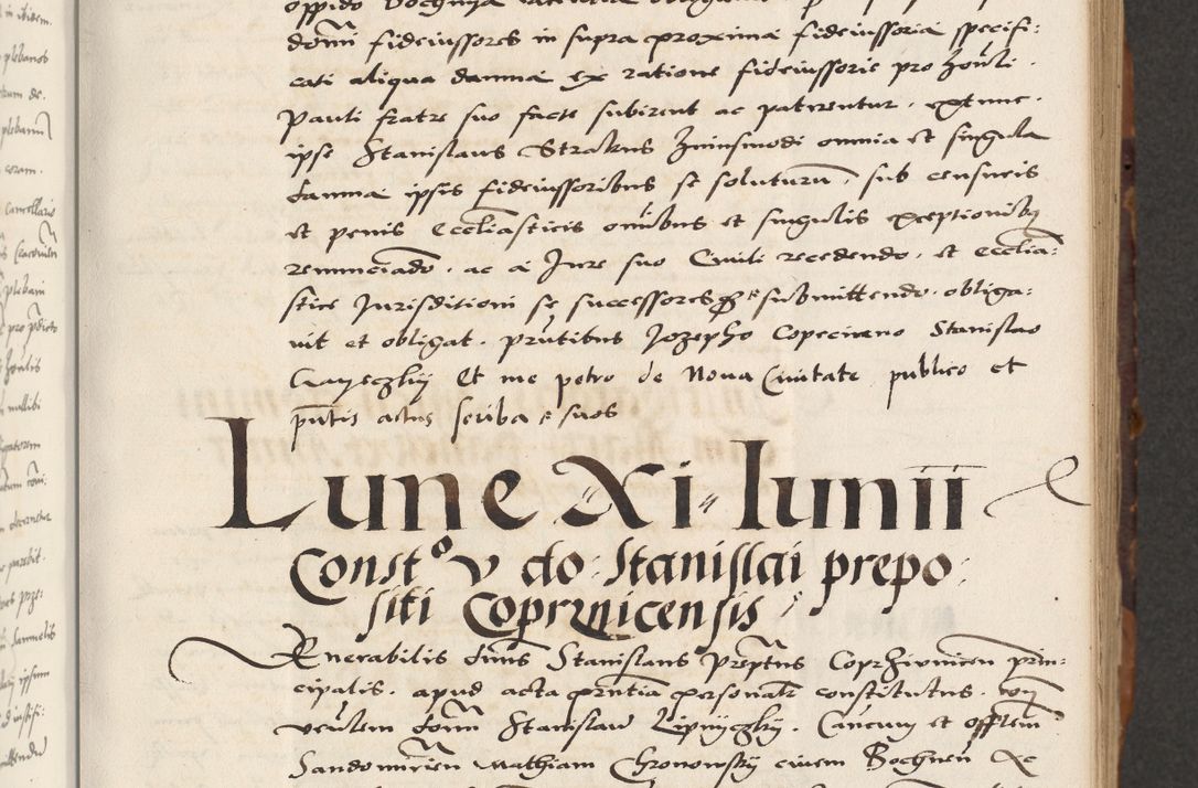 Zdjęcie nr 79 dla obiektu archiwalnego: Acta actorum causarum, sententiarum, obligationum et mandatorum coram reverendo patre et domini nostri domini Pauli divina providencia pape tertii, anno decimo quarto, a die et mense infrascriptis foeliciter continuantur. Annus coronancionis Pauli papae tercii a die tercia mensis Novembris inchoatur