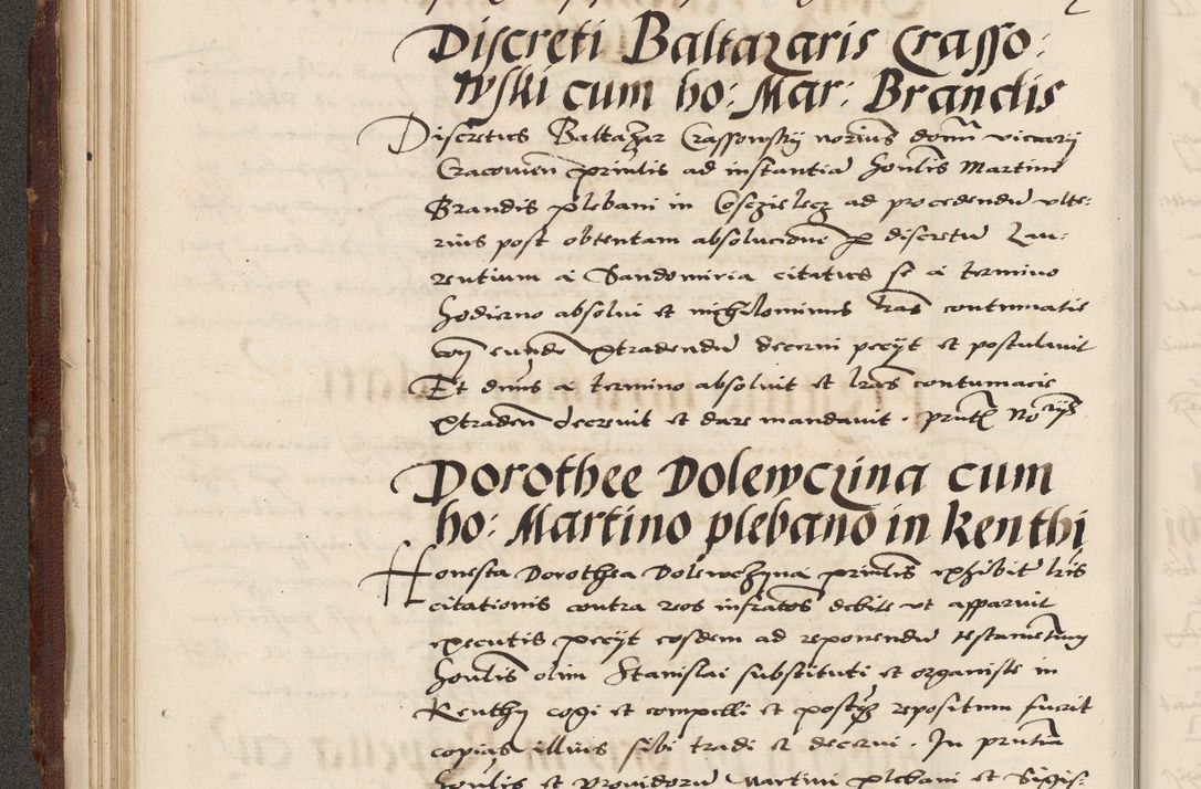 Zdjęcie nr 76 dla obiektu archiwalnego: Acta actorum causarum, sententiarum, obligationum et mandatorum coram reverendo patre et domini nostri domini Pauli divina providencia pape tertii, anno decimo quarto, a die et mense infrascriptis foeliciter continuantur. Annus coronancionis Pauli papae tercii a die tercia mensis Novembris inchoatur