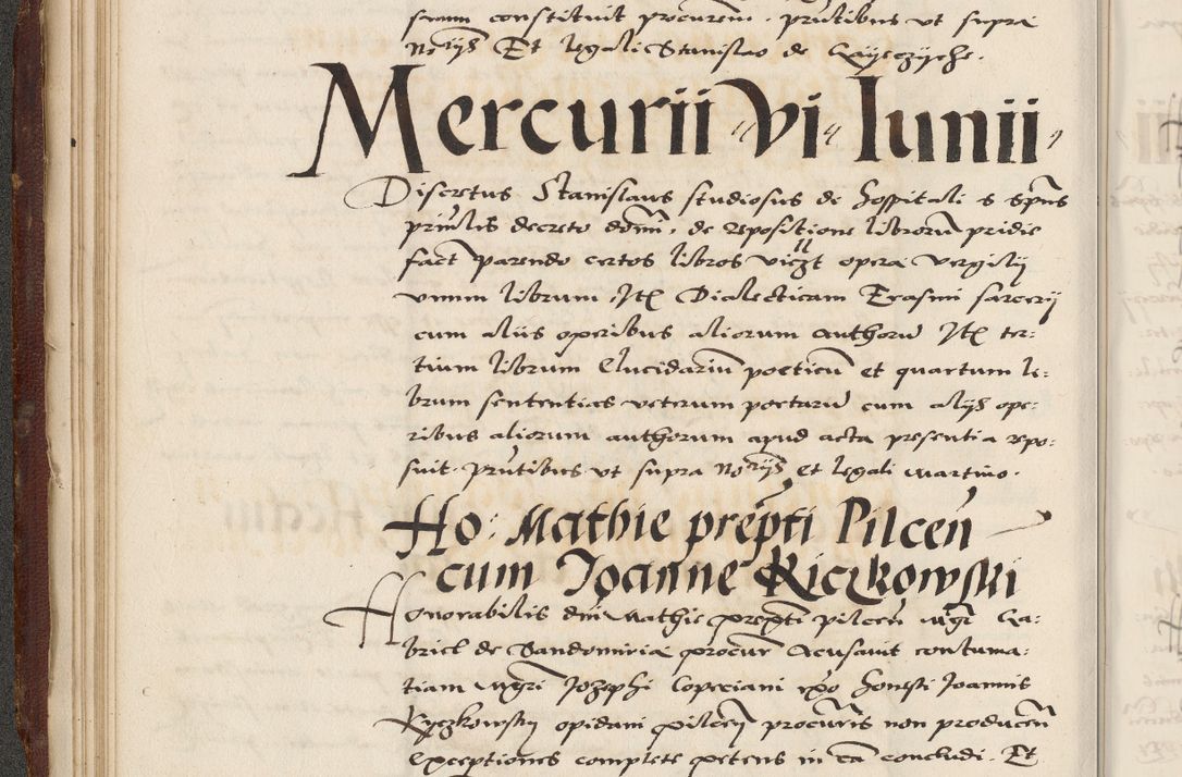 Zdjęcie nr 66 dla obiektu archiwalnego: Acta actorum causarum, sententiarum, obligationum et mandatorum coram reverendo patre et domini nostri domini Pauli divina providencia pape tertii, anno decimo quarto, a die et mense infrascriptis foeliciter continuantur. Annus coronancionis Pauli papae tercii a die tercia mensis Novembris inchoatur