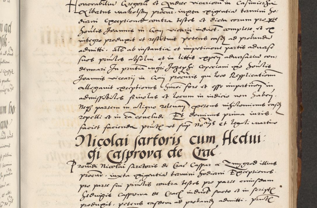 Zdjęcie nr 65 dla obiektu archiwalnego: Acta actorum causarum, sententiarum, obligationum et mandatorum coram reverendo patre et domini nostri domini Pauli divina providencia pape tertii, anno decimo quarto, a die et mense infrascriptis foeliciter continuantur. Annus coronancionis Pauli papae tercii a die tercia mensis Novembris inchoatur