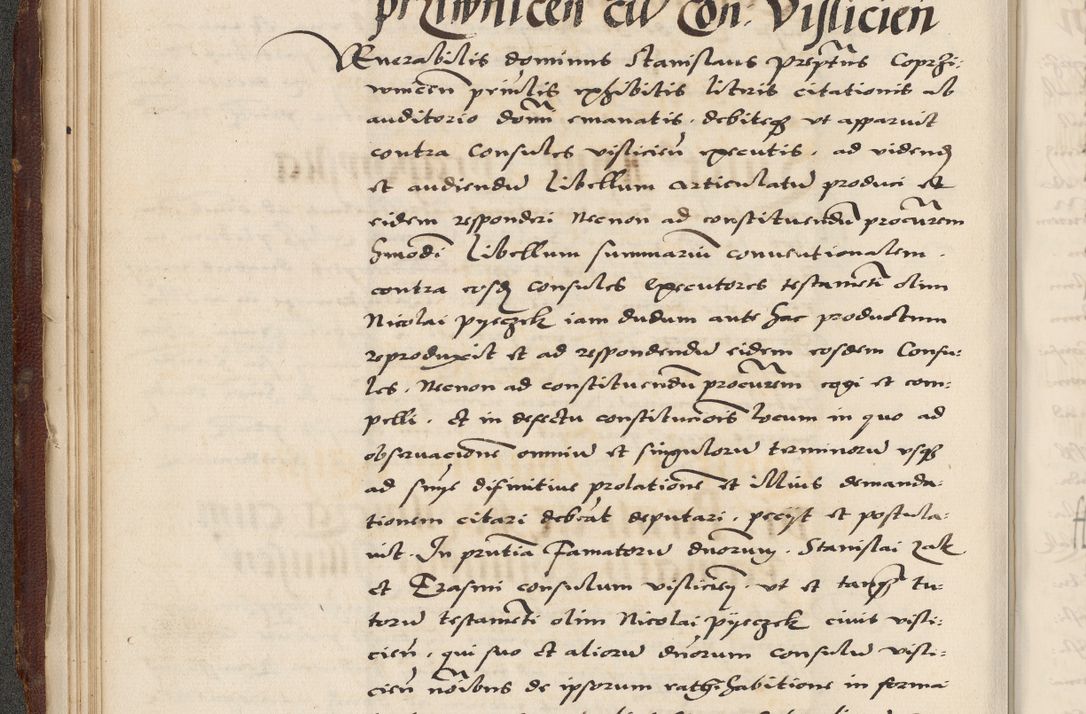 Zdjęcie nr 62 dla obiektu archiwalnego: Acta actorum causarum, sententiarum, obligationum et mandatorum coram reverendo patre et domini nostri domini Pauli divina providencia pape tertii, anno decimo quarto, a die et mense infrascriptis foeliciter continuantur. Annus coronancionis Pauli papae tercii a die tercia mensis Novembris inchoatur