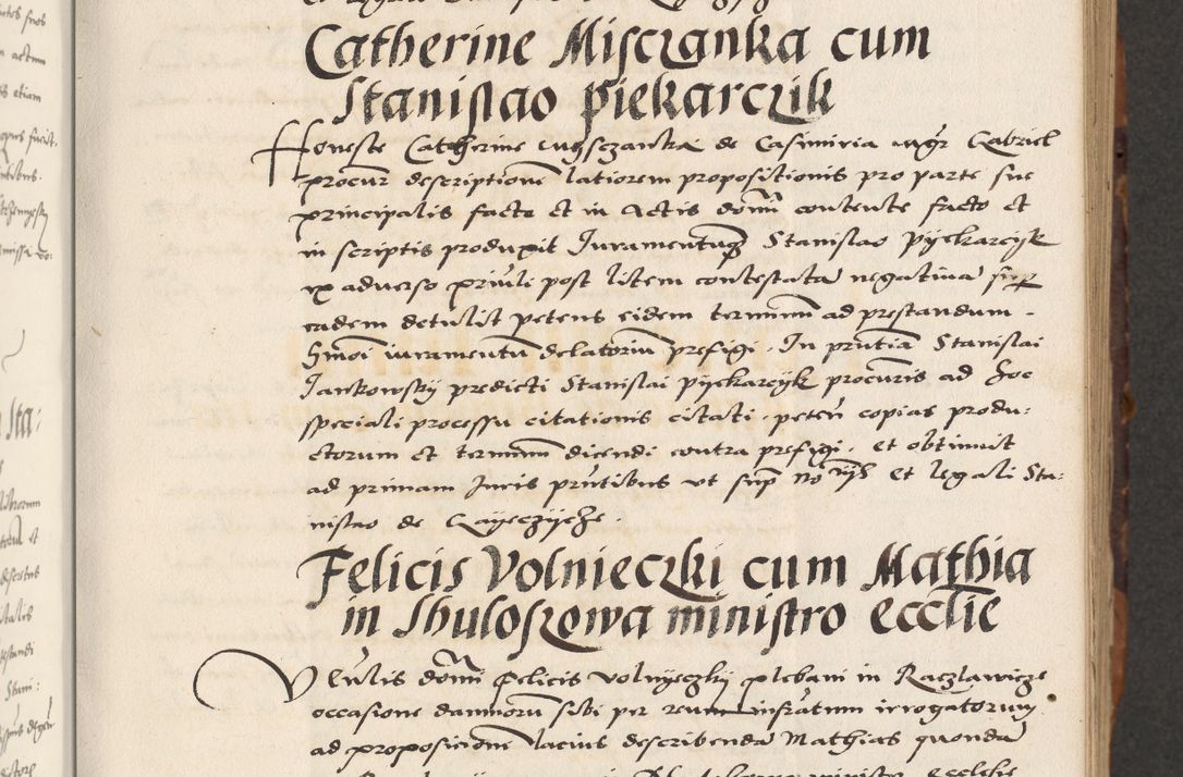 Zdjęcie nr 59 dla obiektu archiwalnego: Acta actorum causarum, sententiarum, obligationum et mandatorum coram reverendo patre et domini nostri domini Pauli divina providencia pape tertii, anno decimo quarto, a die et mense infrascriptis foeliciter continuantur. Annus coronancionis Pauli papae tercii a die tercia mensis Novembris inchoatur