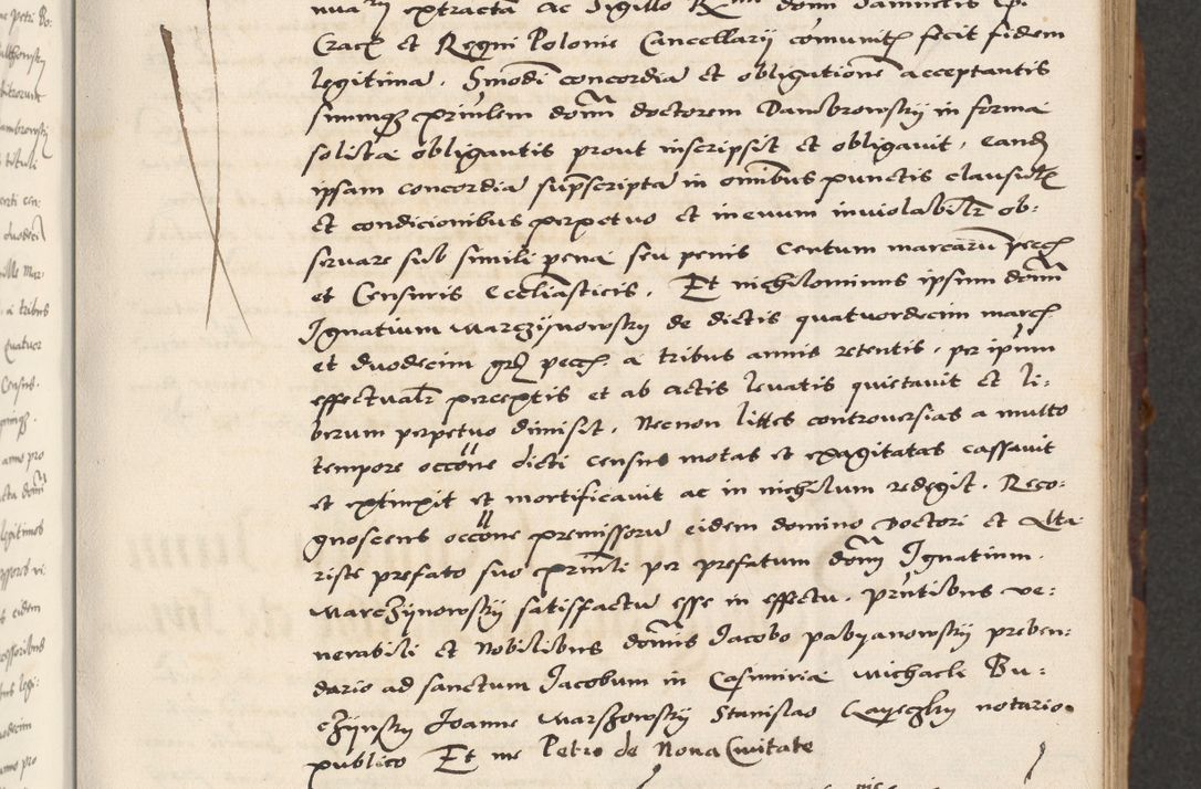 Zdjęcie nr 55 dla obiektu archiwalnego: Acta actorum causarum, sententiarum, obligationum et mandatorum coram reverendo patre et domini nostri domini Pauli divina providencia pape tertii, anno decimo quarto, a die et mense infrascriptis foeliciter continuantur. Annus coronancionis Pauli papae tercii a die tercia mensis Novembris inchoatur