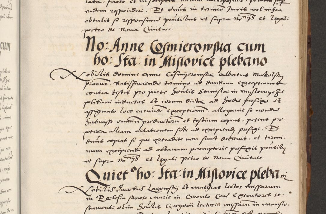 Zdjęcie nr 53 dla obiektu archiwalnego: Acta actorum causarum, sententiarum, obligationum et mandatorum coram reverendo patre et domini nostri domini Pauli divina providencia pape tertii, anno decimo quarto, a die et mense infrascriptis foeliciter continuantur. Annus coronancionis Pauli papae tercii a die tercia mensis Novembris inchoatur